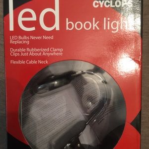 Book light LED bulb/clamp on book, laptop/tablet or wherever u need extra light.